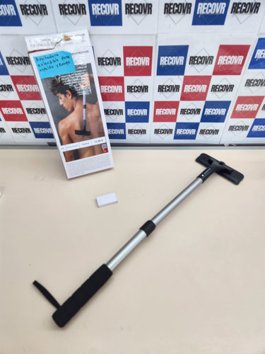 Afeitadora Espalda Cuerpo Extensible, Afeitadora Corporal Cuchillas Seguridad, Afeitado Húmedo o Seco, Afeitadora Ergonómica mango de aluminio. Incluye Cuchillas Repuesto.InnovaGoods®